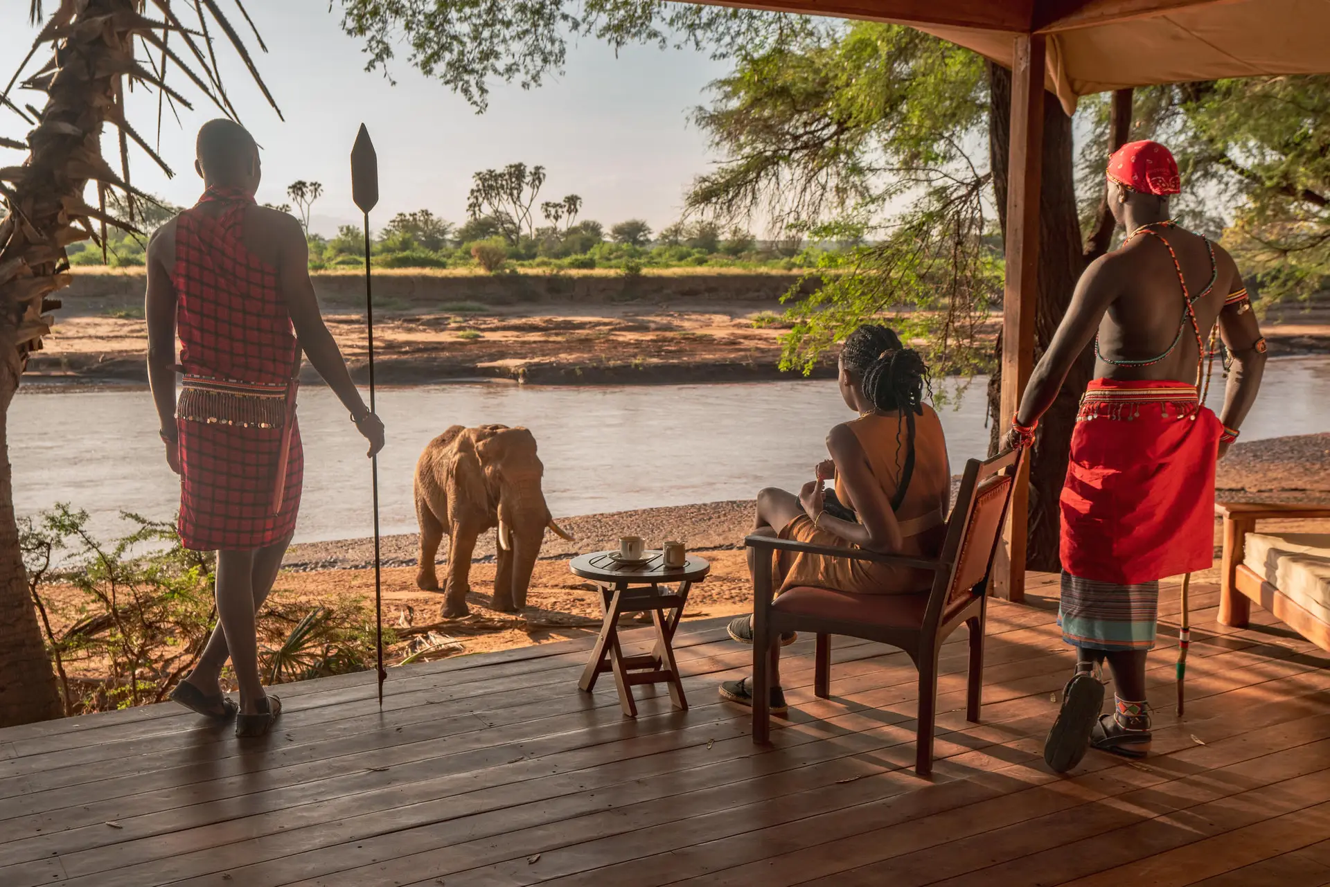 Ewaso Nyiro River view